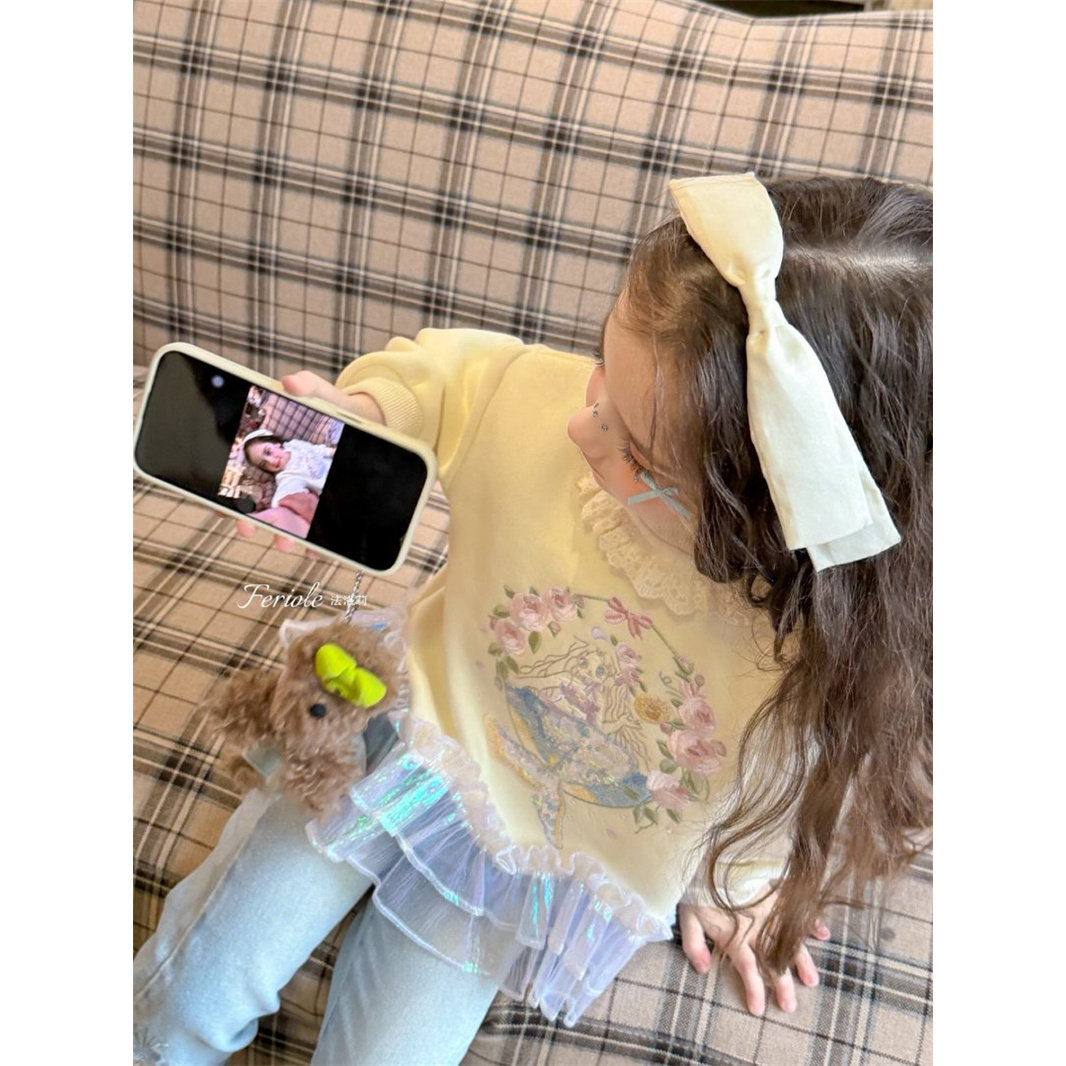 【美人鱼】FLL·26春~女宝宝春装刺绣微喇裤牛仔裤子54029,淘宝优惠券,粉丝福利购,淘宝优惠卷