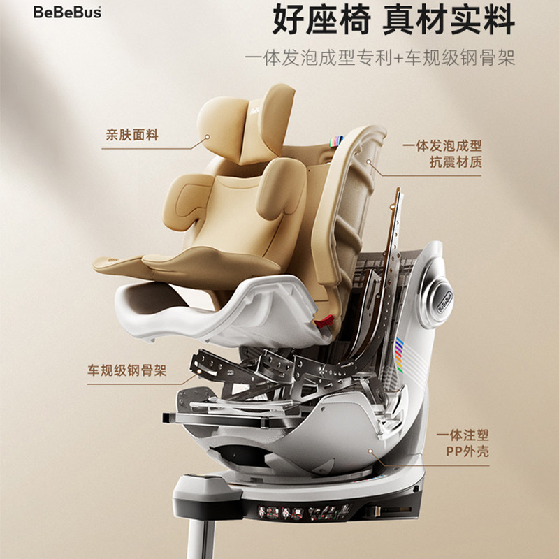 Bebebus儿童安全座椅婴儿宝宝车载汽车座椅天文家0-4到6岁360旋转,淘宝优惠券,粉丝福利购,淘宝优惠卷