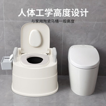Removable elderly toilet pregnant woman Home Toilet Sitting Stool chair Night Pee Tub Pee Basin Deodorant Bedroom Portable