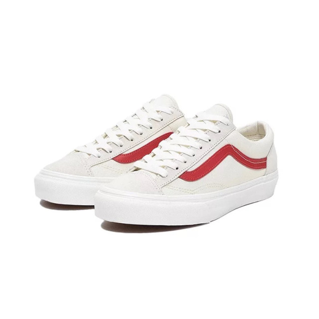 vans style 36 white red