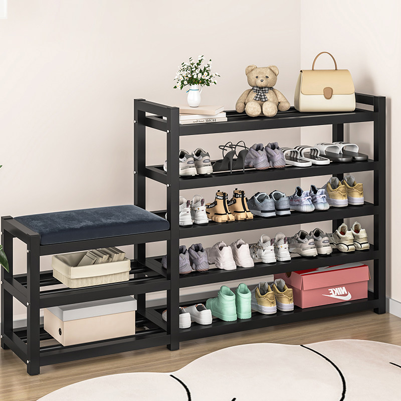 简易门口家用防尘换鞋凳子经济鞋架 微智家居鞋子收纳架