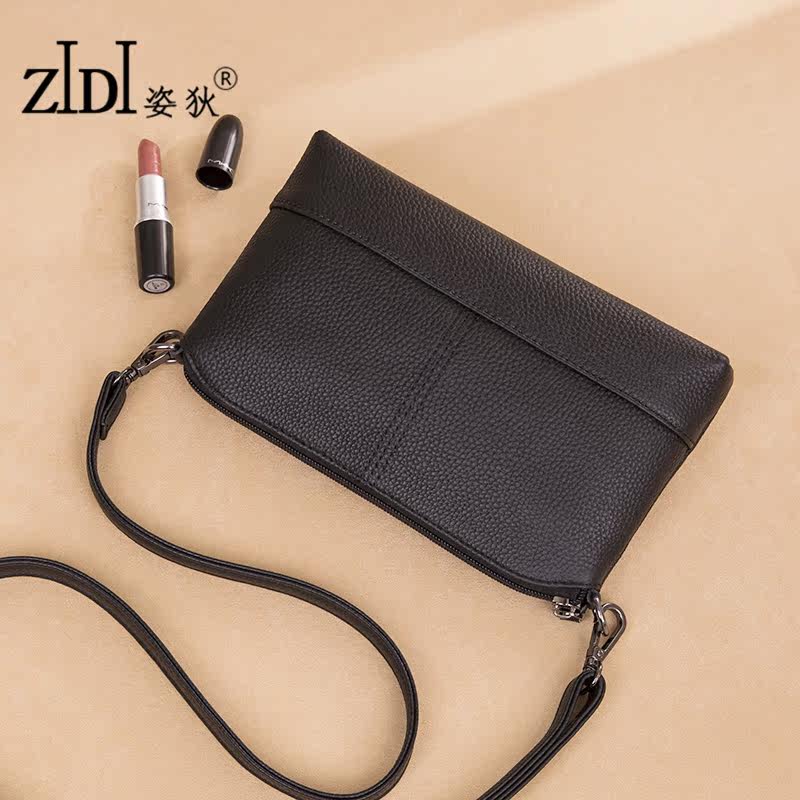 姿狄女2020新款百搭头层牛皮单肩包 姿狄女士包袋