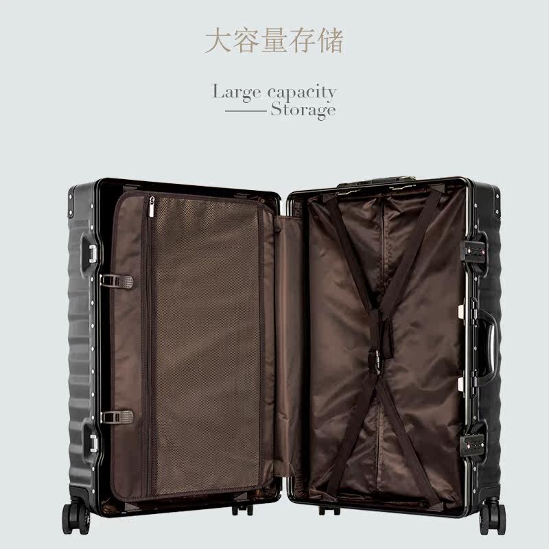 法迪梵男24寸时尚斜纹潮流20拉杆箱 法迪梵箱包旅行箱