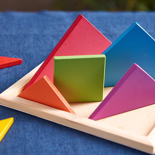 七巧板小学生专用一年级智力拼图幼儿园教具儿童早教益智玩具拼板 - 图2