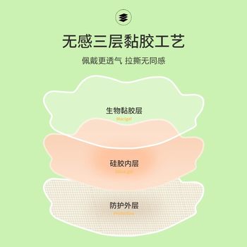 Catman Silicone Lifting Invisible Breast Paste ຂອງແມ່ຍິງ Anti-exposure Wedding Dress Sling ໃຊ້ຮວບຮວມ Upper Tusha ເຕົ້ານົມບາງໆເພື່ອປ້ອງກັນຈຸດຕໍາ.