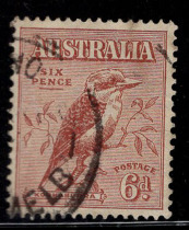 Animal birds-Cuibird Australia 1932 stamps 1 old ticket (1 in the picture) B0013