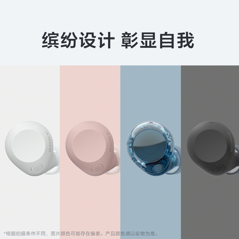 Sony/索尼WF-C710N真无线蓝牙降噪耳机入耳式运动休闲舒适耳塞 - 图0