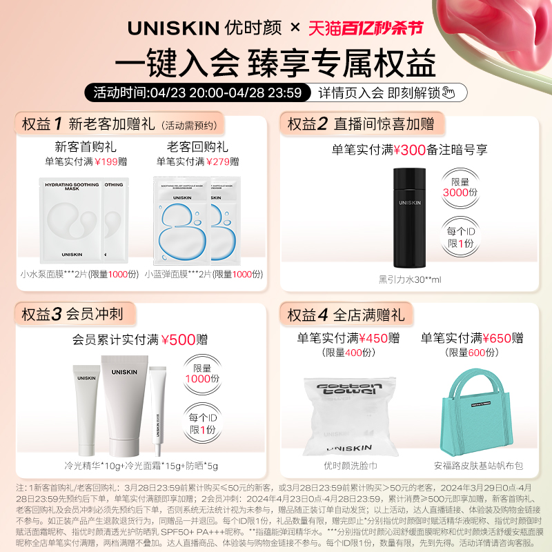 【官方正品】优时颜UNISKIN第3代微笑眼霜淡纹抗皱眼部精华紧致-图0