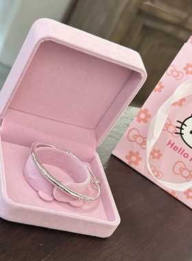 四叶草银手镯女2026新款999纯银镯子实心足银送女友闺蜜生日礼物