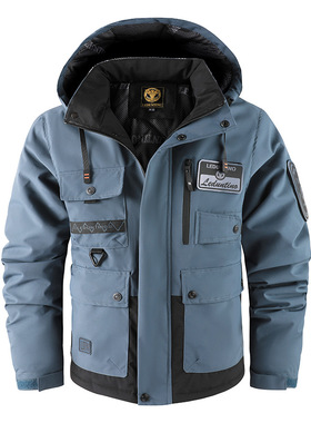 新款户外保暖男式加厚棉袄