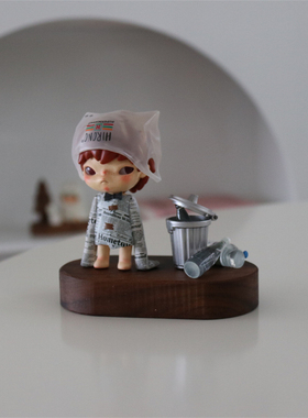 小野客厅桌面木质卡通