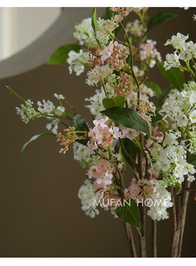 高档仿真花香雪球花球婚庆花艺