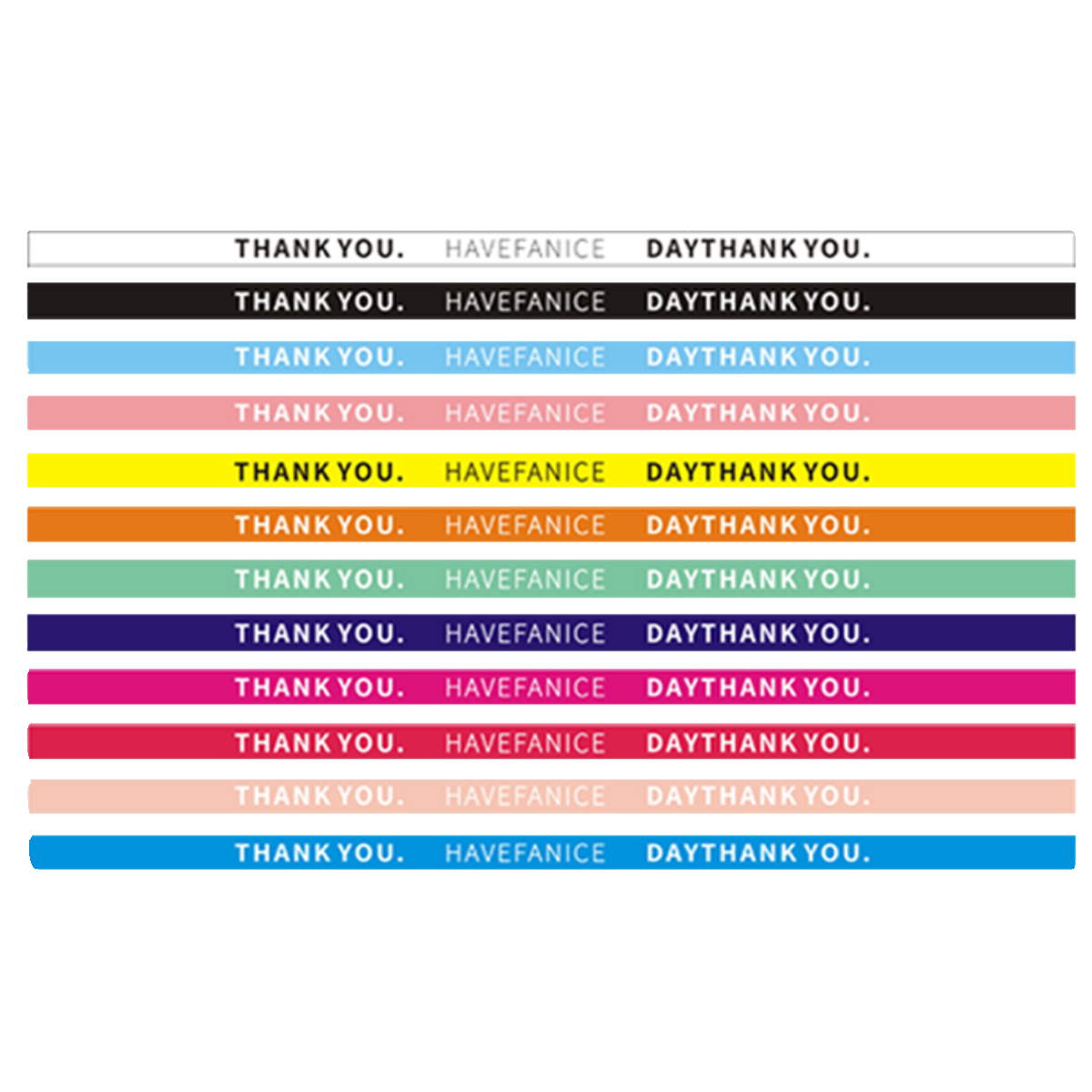 彩虹英文标签网红烘焙面包奶茶长条不干胶贴纸蛋糕包装盒封口贴,淘宝优惠券,粉丝福利购,淘宝优惠卷