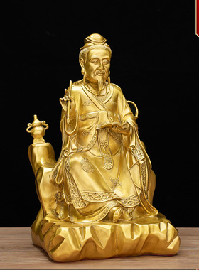 铜药王孙思邈铜像摆件医圣神像孙真人中医药店供奉送老师礼品大号