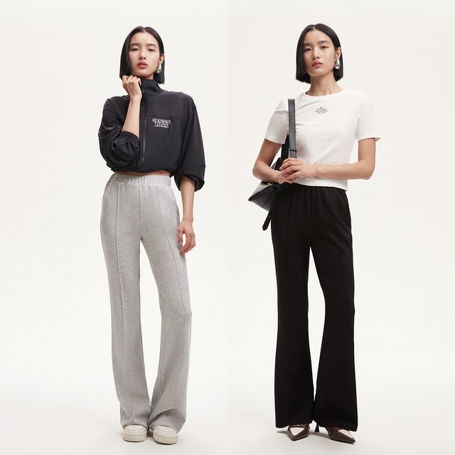 Women's VeroModa tight-waisted mid-rise casual pants