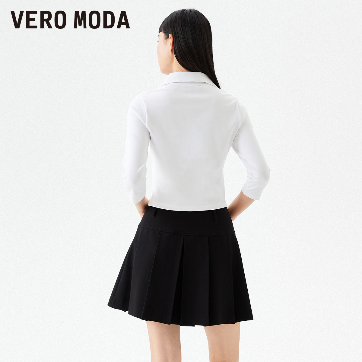 t区绫致Vero ModaT恤女春夏圆领H短袖简约气质时尚潮流