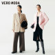 Vero Moda suit jacket ສໍາລັບແມ່ຍິງໃນພາກຮຽນ spring ແລະ summer ທີ່ມີຄໍ lapel ແປ, ຮູບແບບຊ້ໍາ floral, ແນວໂນ້ມຄົນອັບເດດ: versatile