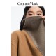 Tq district Lingzhi VeroModa woolen autumn and winter elegant long double-sided woolen yak camel velvet jacket for women