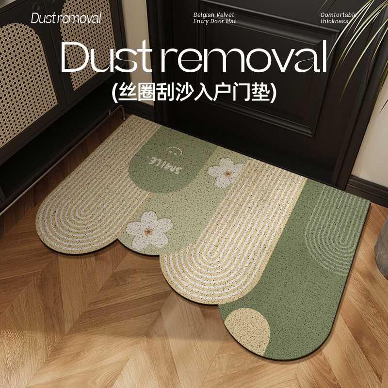 入户门地垫进门门口防滑丝圈耐脏脚垫家用门外防尘蹭土门垫可裁剪,淘宝优惠券,粉丝福利购,淘宝优惠卷
