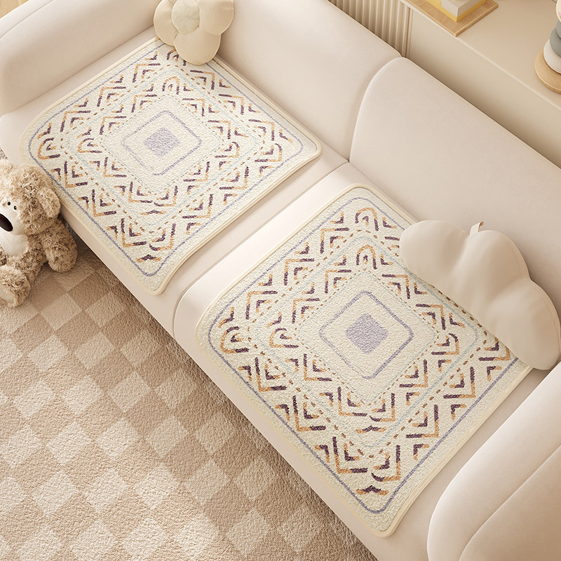 沙发垫椅垫保暖毛绒防滑纹理真皮沙发盖布巾轻奢高级感2024新款,淘宝优惠券,粉丝福利购,淘宝优惠卷