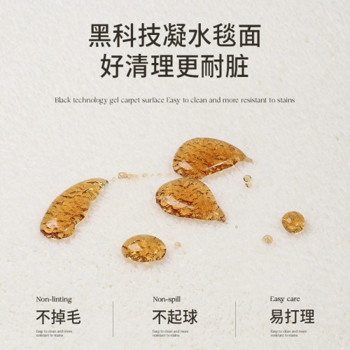 卡通床边毯女孩卧室防滑脚垫儿童房间地垫可爱毛绒床下床前地毯 - 图1