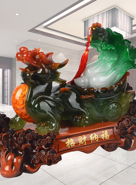貔貅白菜金蟾摆件风水家居装饰品摆设开业批发招财精致祥瑞