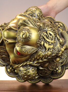 铜金蟾 聚宝盆金蟾 家居店铺装饰摆件发财蟾 新款福字金蟾蟾蜍