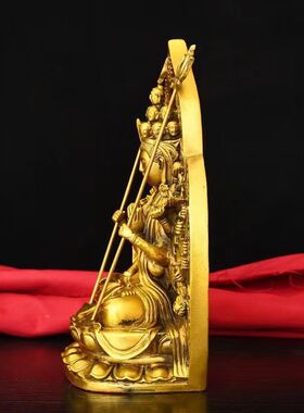 铜千手观音佛像观音菩萨家用家居工艺品佛像铜像供奉摆件