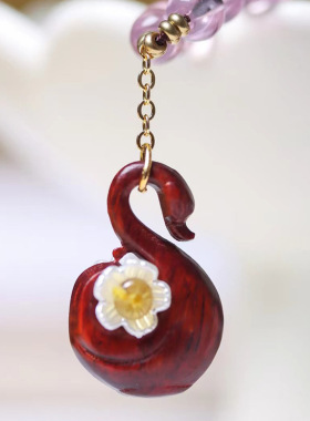 天鹅款非洲小叶紫檀DIY手链厂家批发规格0.6男女文玩装饰项链念珠