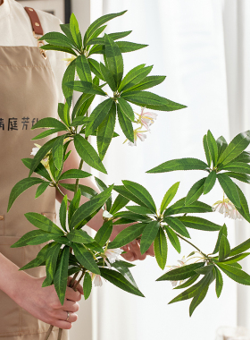 仿真水石榕花简约客厅假花摆件