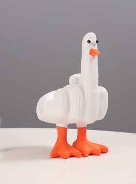 树脂搞怪可爱香蕉鸭装饰品摆件