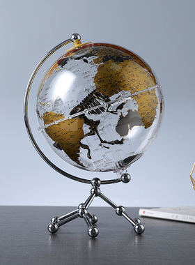 亚克力恐龙小夜灯透明地球仪摆件