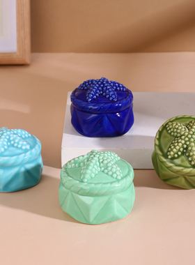 可爱迷你陶瓷小鲸鱼摆件微型鱼缸造景装饰品创意办公室桌面工艺品