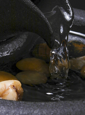 流水摆件陶瓷小号柜台开业礼品