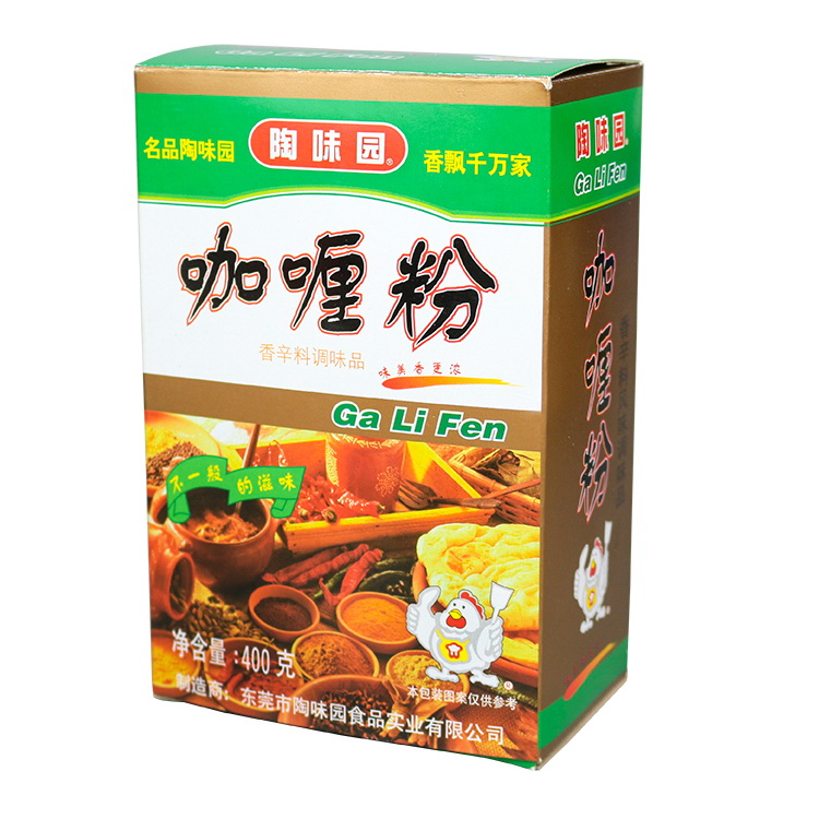 陶味园咖喱粉400g/袋泰国印度黄咖喱哩调料饭咖里原味微辣包邮-图3