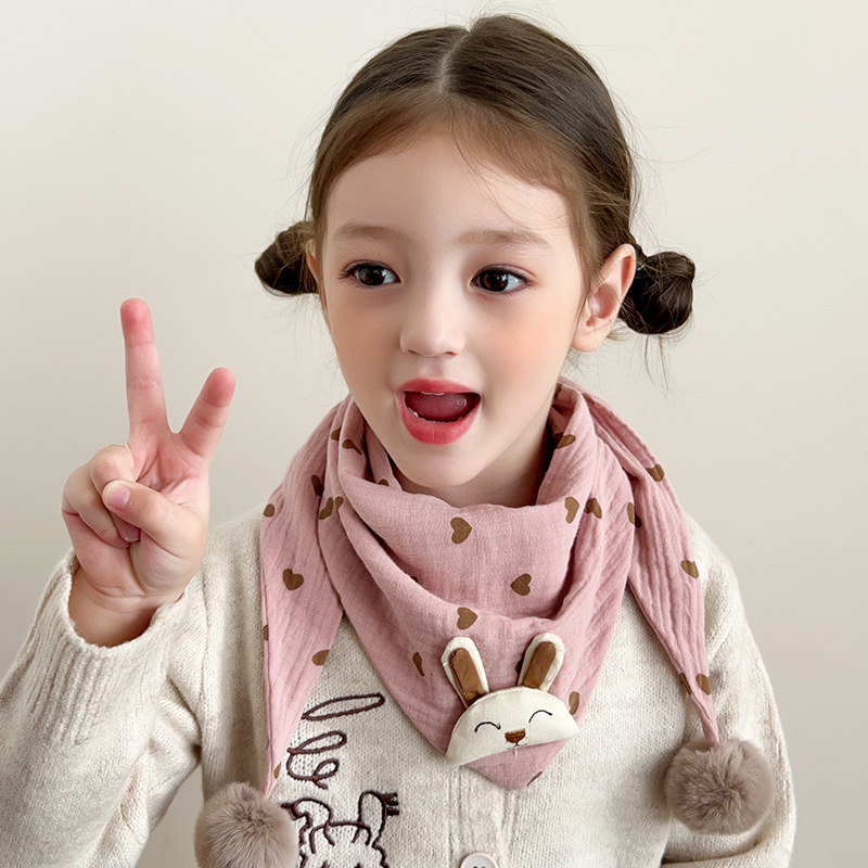 2025新款儿童围巾秋冬季宝宝保暖三角巾3岁12岁防风保暖围脖护颈,淘宝优惠券,粉丝福利购,淘宝优惠卷