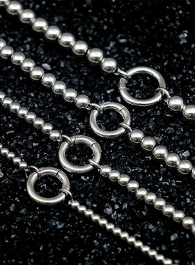 泰国佛牌项链圆扣佛珠链子不掉色