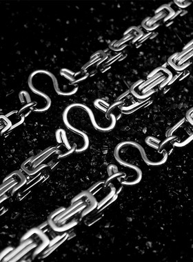 男士霸气粗佛牌链钛钢不掉色项链