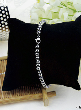 欧美银色小珠子圆珠潮