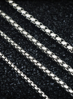 钛钢男女款无吊坠90CM项链