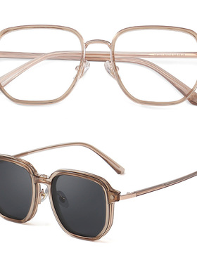 TP1027大脸磁吸套镜可配近视眼镜框一镜两用开车驾驶专用偏光墨镜