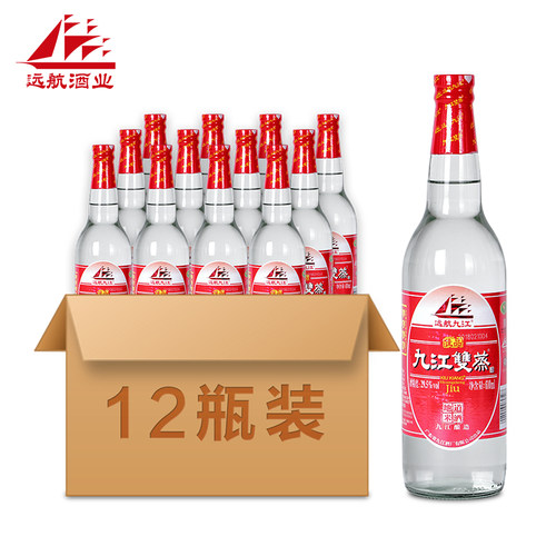 远航九江九江双蒸粮食米酒酿青梅水果酒610ml*12瓶29.5度整箱自饮 - 图0