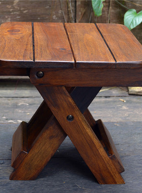 泰国兰纳实木凳子复古