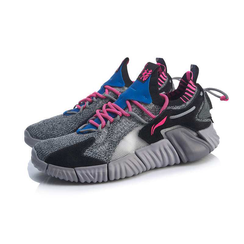 中国李宁纽约时装周走秀悟空ace男女情侣款透气潮流休闲鞋aglp111