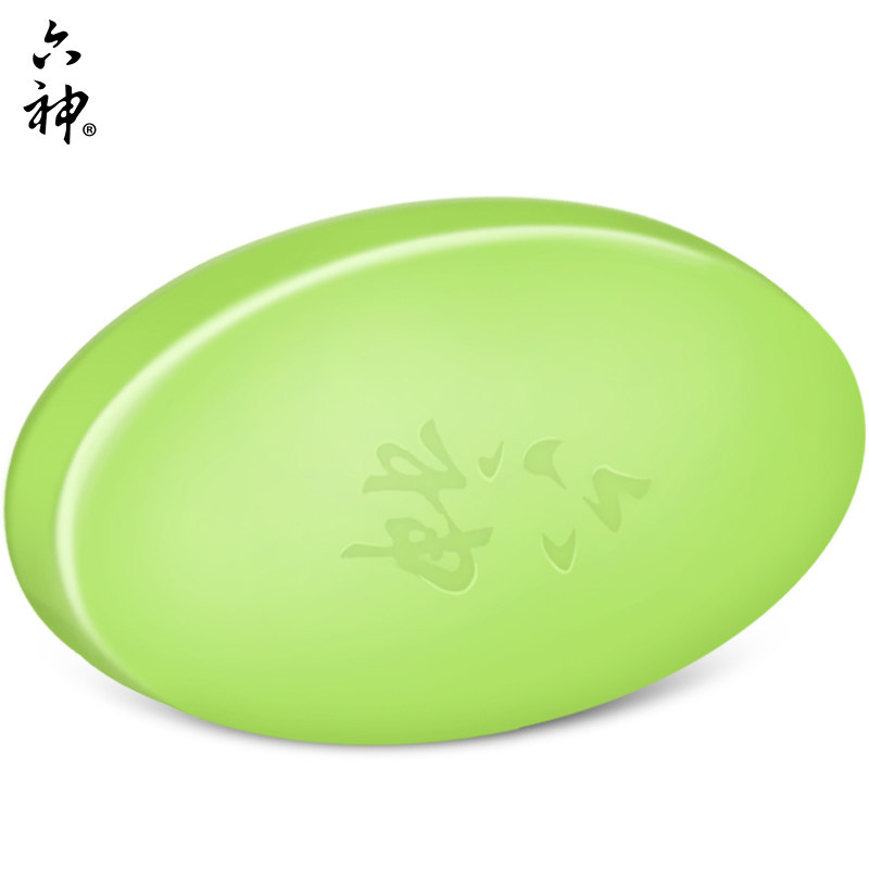 六神绿茶甘草清凉型洗澡沐浴洗脸皂 六神君道香皂