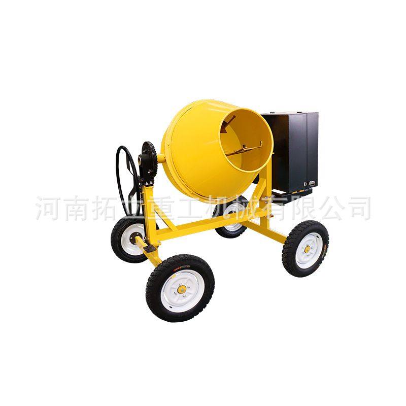 水泥砂浆350L电动小型混凝土工地饲料搅拌机滚筒家用拌料机正反转,淘宝优惠券,粉丝福利购,淘宝优惠卷