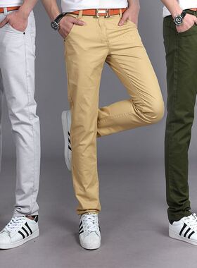 2018 New summer men s cotton casual pants men trousers jeans