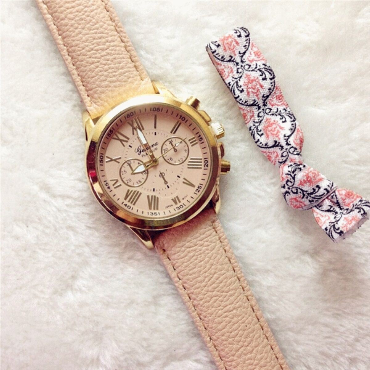 women Quartz Watches ladies Leather Young girl watch 手表女 - 图1