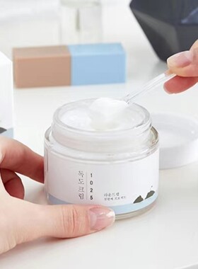 韩国ROUNDLAB柔恩莱独岛面霜清爽补水保湿舒缓水润敏感肌80ml正品