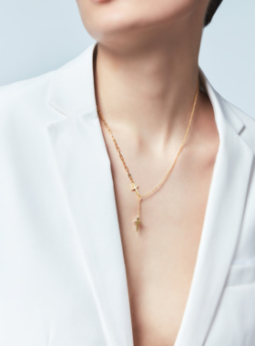 horm1十字架项链新女潮牌设计感